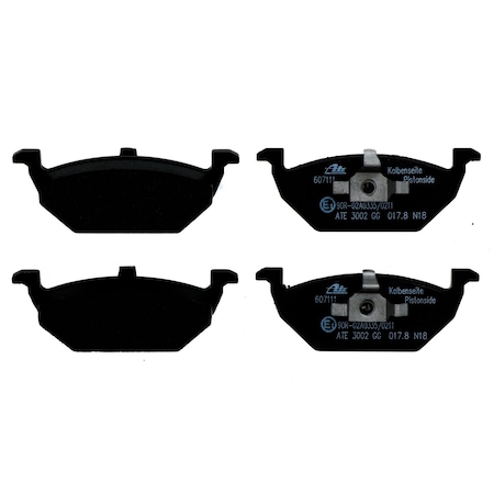Ate Brake Pad Set, 607111 607111